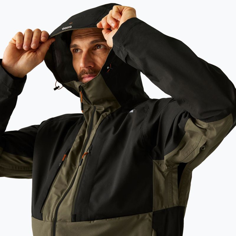 Vyriška 3in1 striukė REGATTA Sacramento olive night/black 4