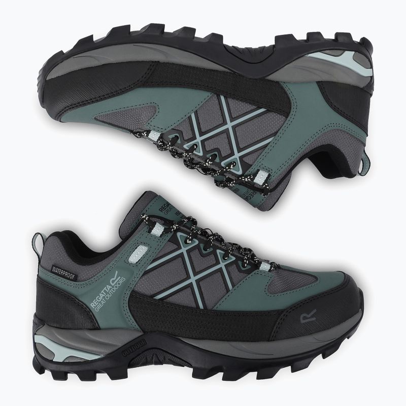 Moteriški žygio batai REGATTA Samaris III Low spruce green/granite 12