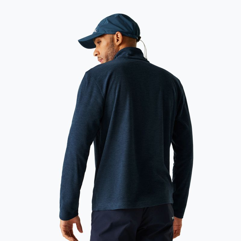 Vyriškas flisinis džemperis Regatta Thompson Marl moonlight denim 5