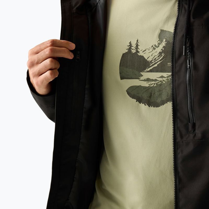 Vyriškas lietpaltis REGATTA Waterproof Shell Frankie black 8