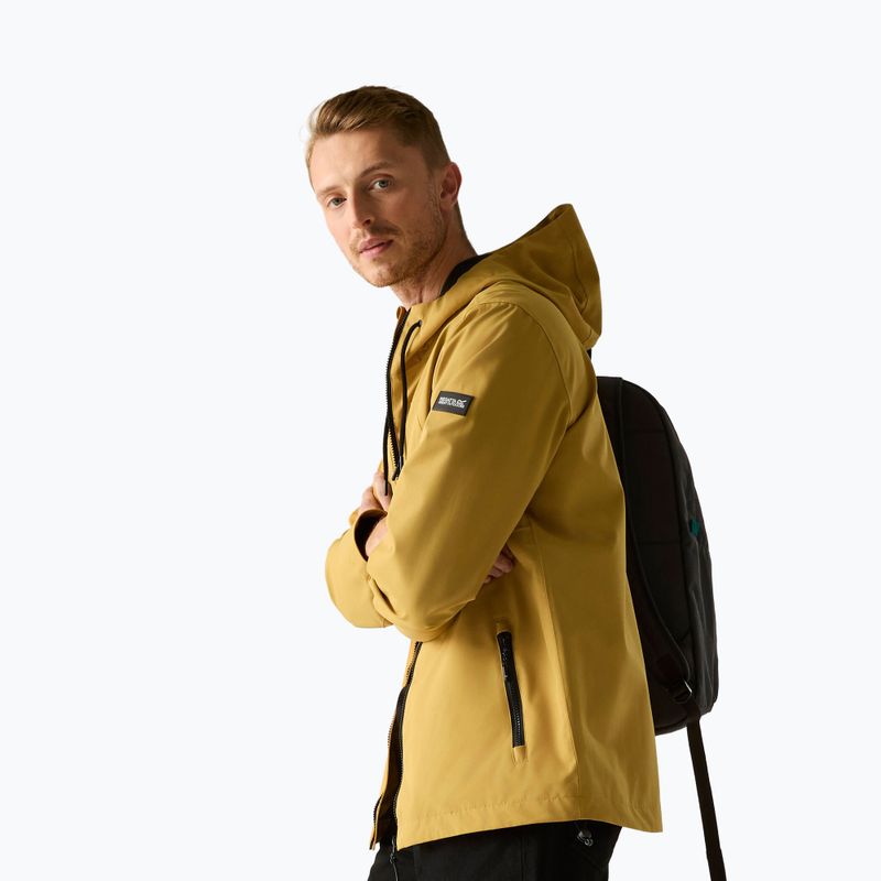 Vyriška lietpaltė REGATTA Waterproof Shell Frankie wood brown 4