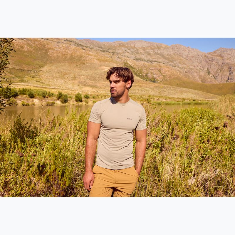 Vyriški marškinėliai REGATTA Mindoi Anti Insect abbeystone 5