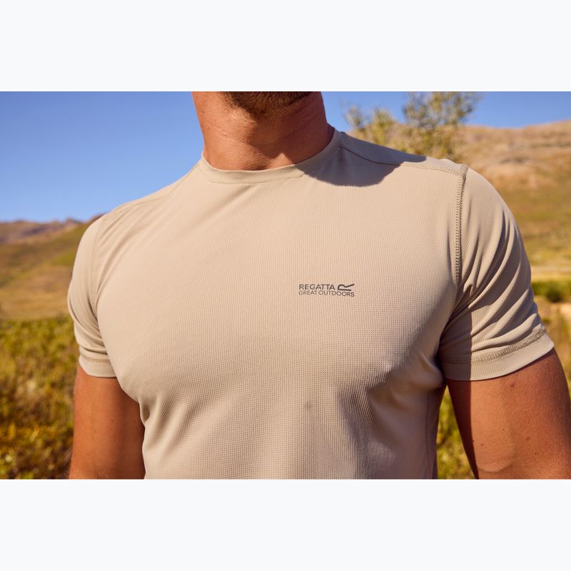 Vyriški marškinėliai REGATTA Mindoi Anti Insect abbeystone 6