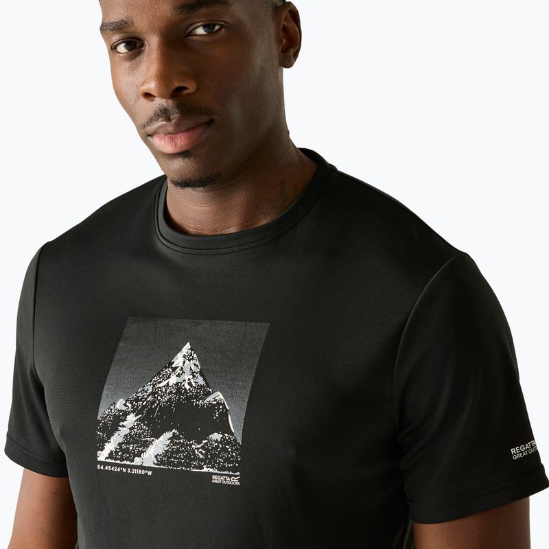 Vyriški žygio marškinėliai REGATTA Fingal black 4