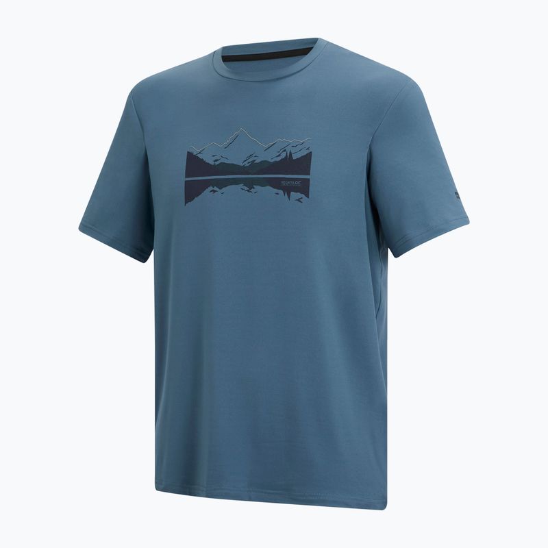 Vyriški žygio marškinėliai REGATTA Fingal Stretch china blue 7