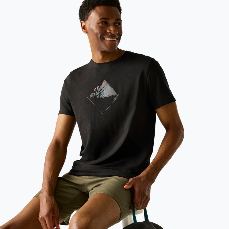 Vyriški žygio marškinėliai REGATTA Breezed black 4