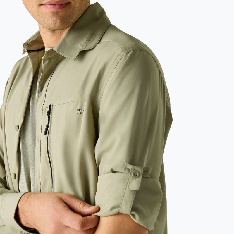 Vyriški marškiniai REGATTA Anti Insect Travel Light abbeystone 5