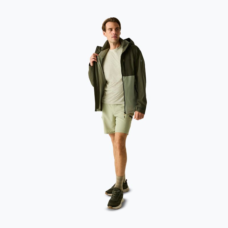 Vyriška lietpaltė REGATTA Waterproof Shell Bosfield light sage/dark khaki 6