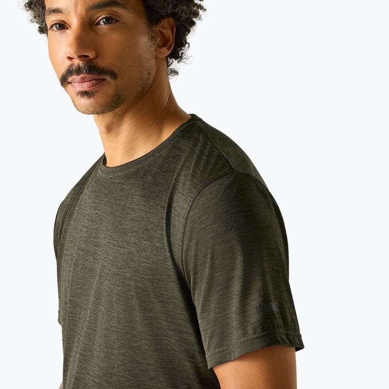 Vyriški žygio marškinėliai REGATTA Fingal Edition dark khaki 4