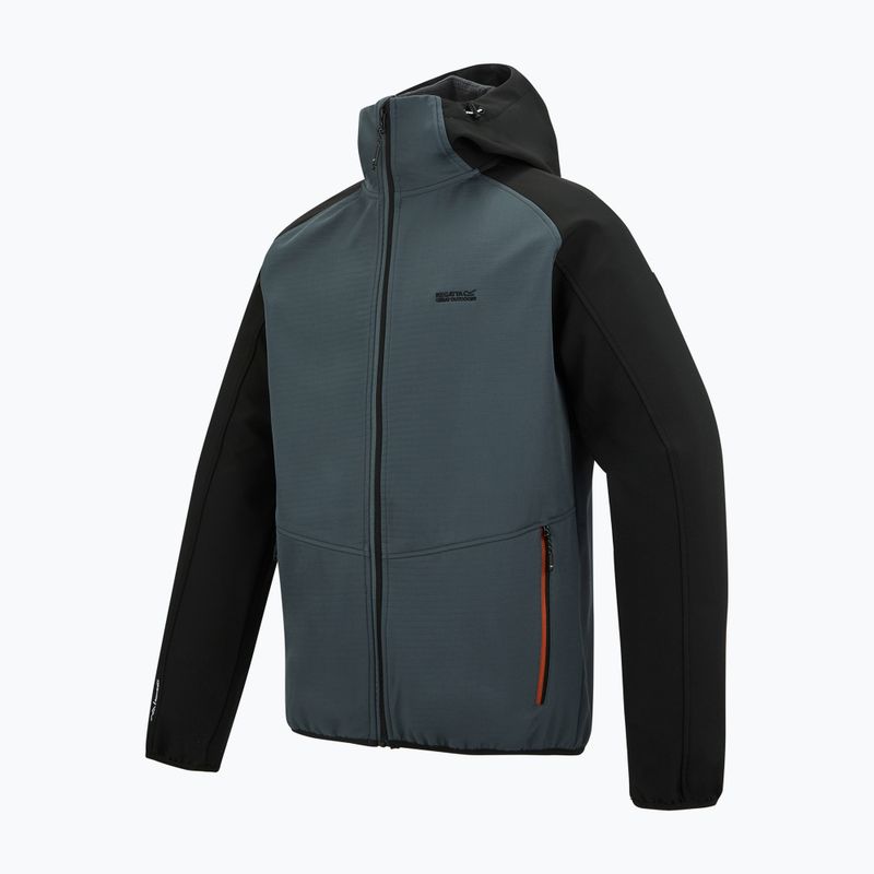 Vyriška softshell striukė REGATTA Arec III dark storm/black 7