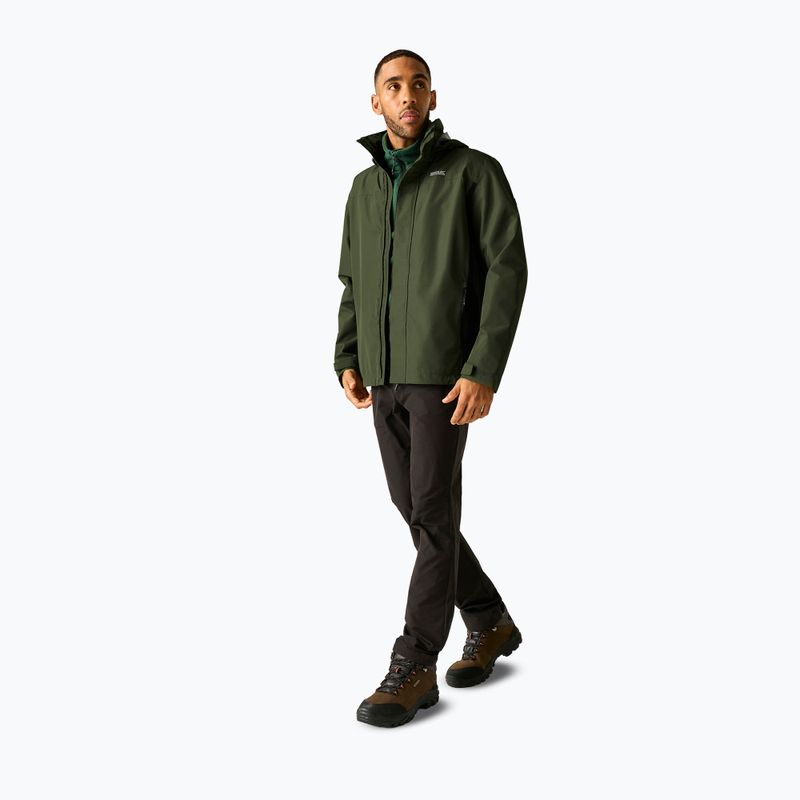 Vyriška softshell striukė REGATTA Matt II dark khaki/black 2