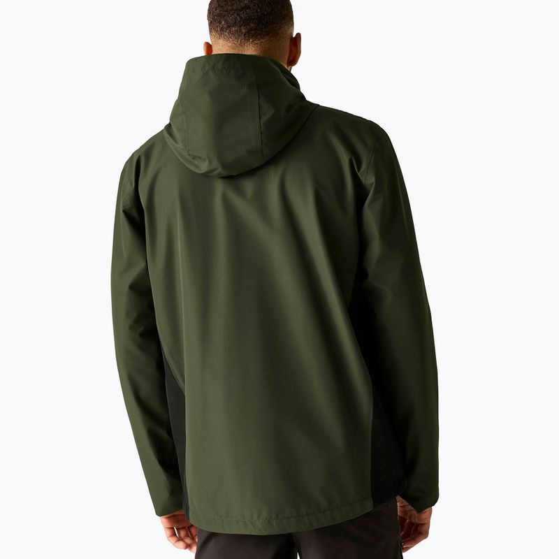 Vyriška softshell striukė REGATTA Matt II dark khaki/black 3