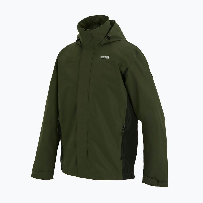 Vyriška softshell striukė REGATTA Matt II dark khaki/black 10