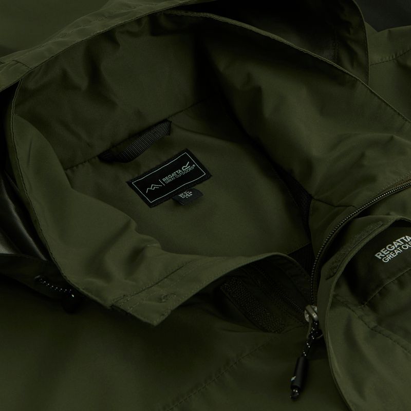 Vyriška softshell striukė REGATTA Matt II dark khaki/black 11