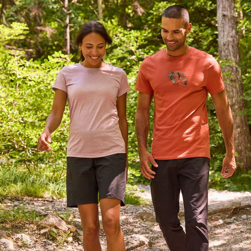 Moteriški trekingo marškinėliai REGATTA Fingal Edition powder lilac 4