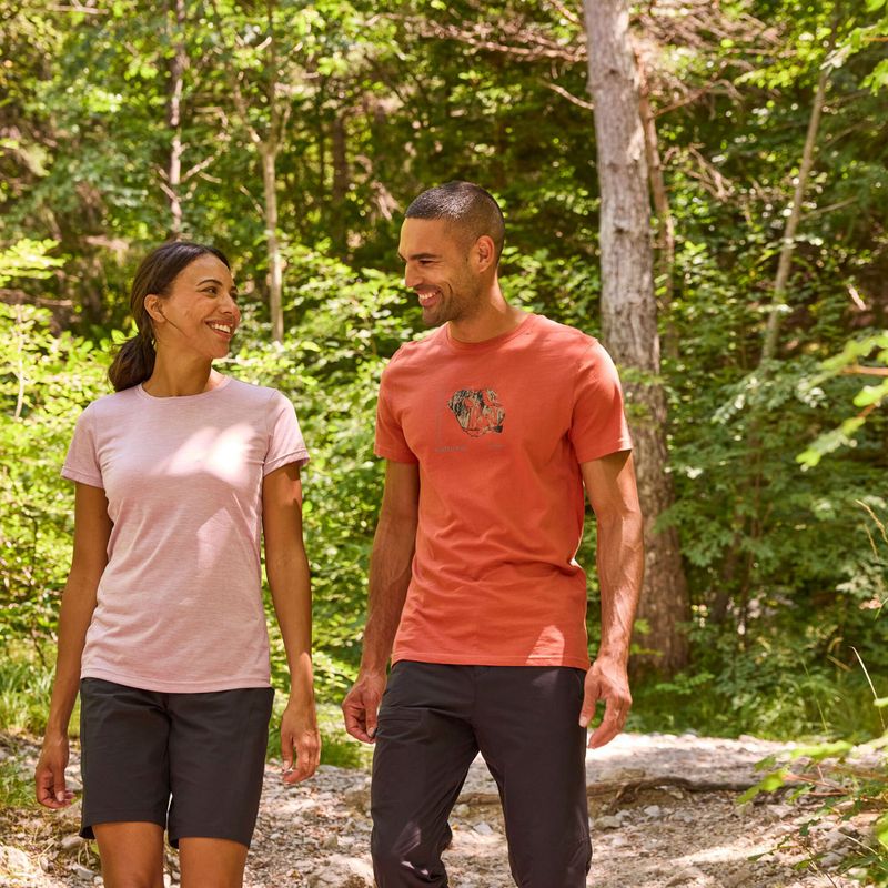 Moteriški trekingo marškinėliai REGATTA Fingal Edition powder lilac 5