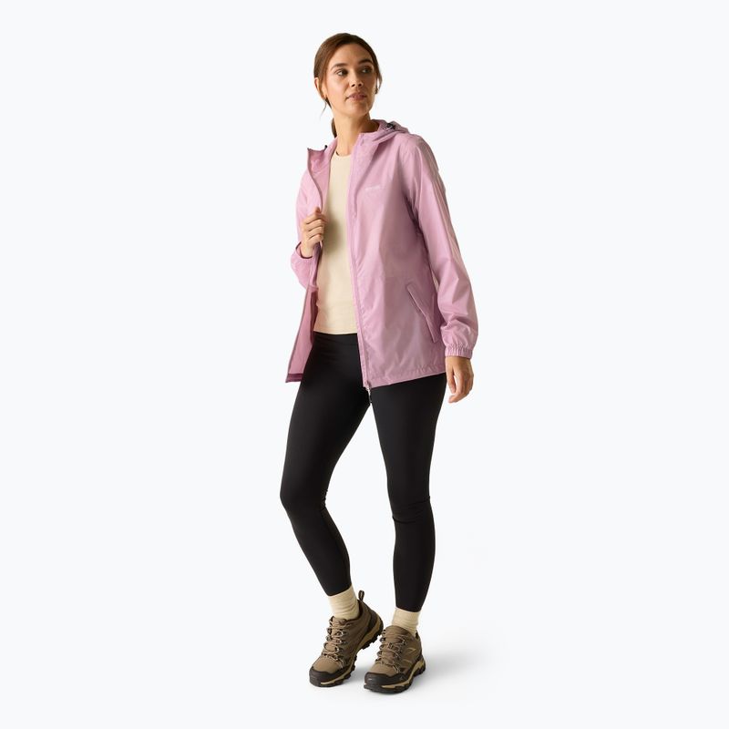 Moteriška lietpaltinė striukė REGATTA Pack-It III powder lilac 2