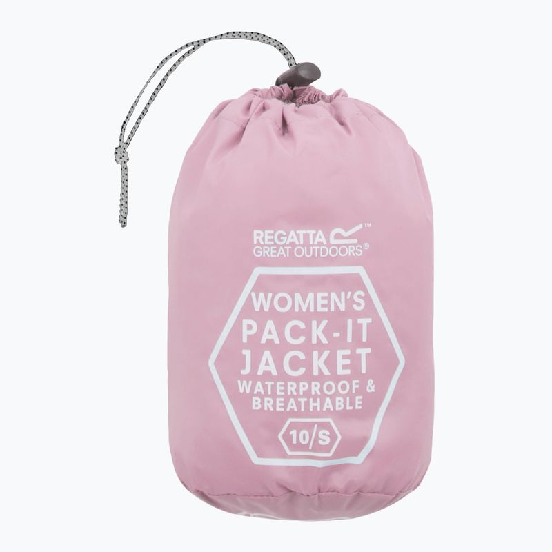 Moteriška lietpaltinė striukė REGATTA Pack-It III powder lilac 10