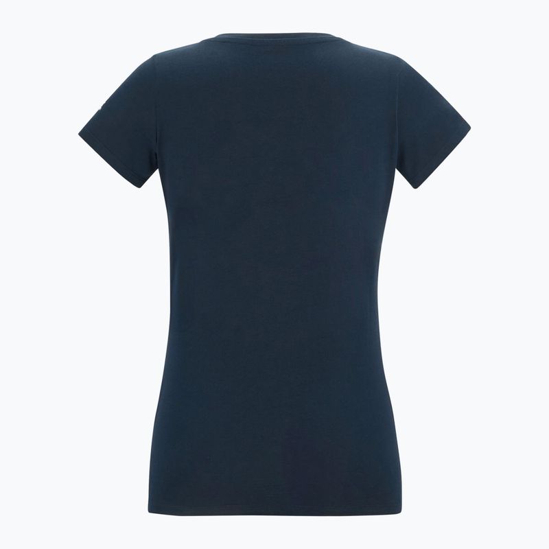 Moteriški trekingo marškinėliai REGATTA Breezed navy 2