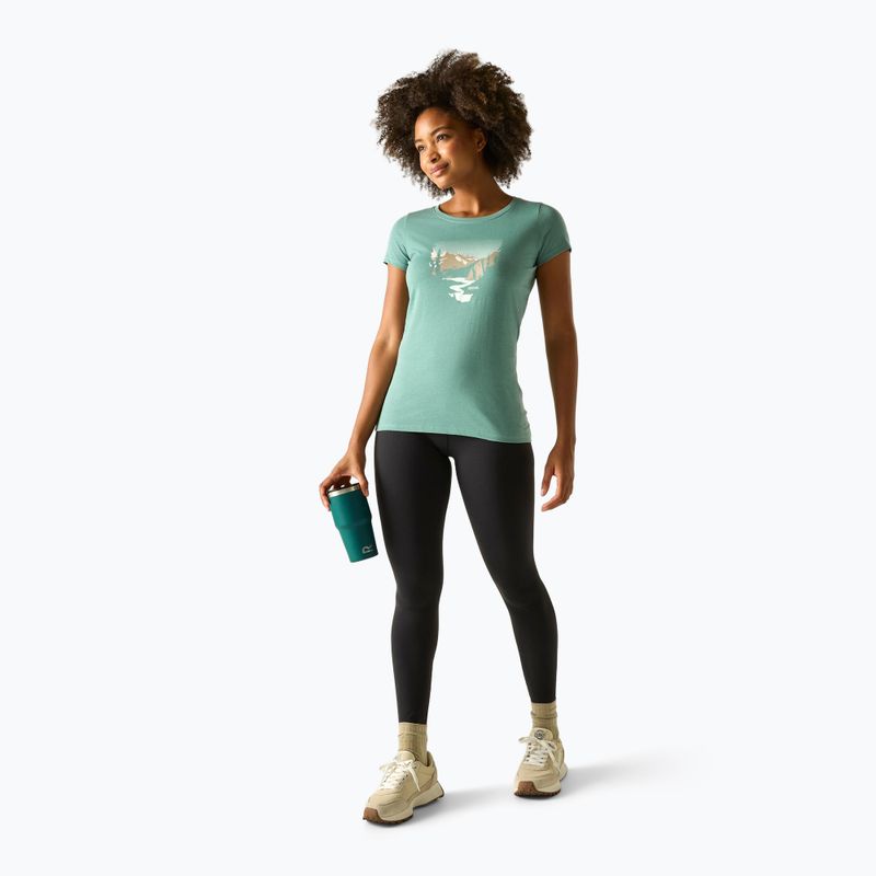 Moteriški trekingo marškinėliai REGATTA Breezed ivy moss 2