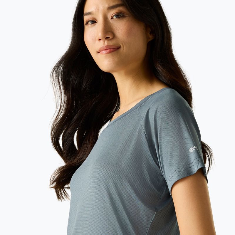 Moteriški žygio marškinėliai REGATTA Limonite dark storm 4