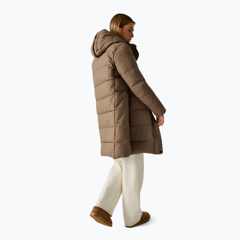 Moteriškas šiltintas paltas REGATTA Eryn mocha/black 4