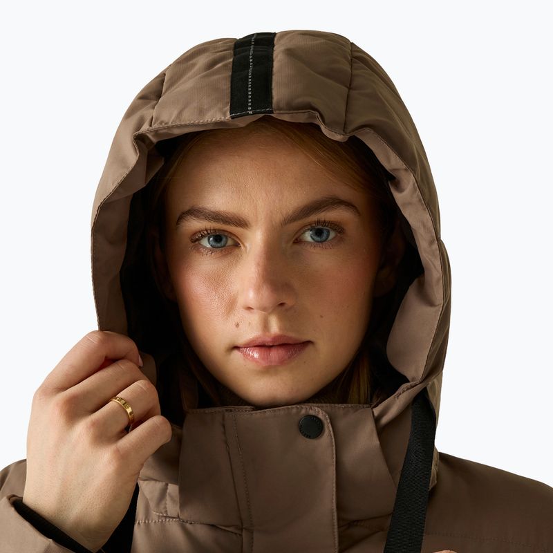Moteriškas šiltintas paltas REGATTA Eryn mocha/black 9