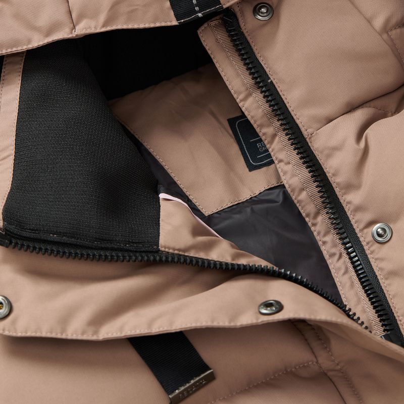 Moteriškas šiltintas paltas REGATTA Eryn mocha/black 13