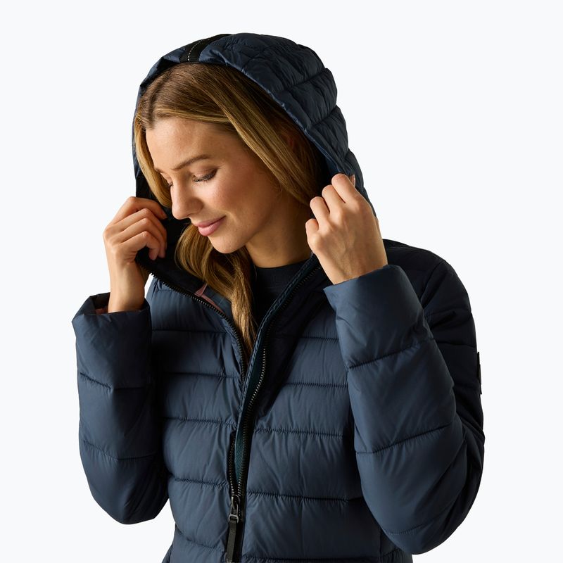 Moteriškas šiltintas paltas REGATTA Amara navy/dusky blue 5