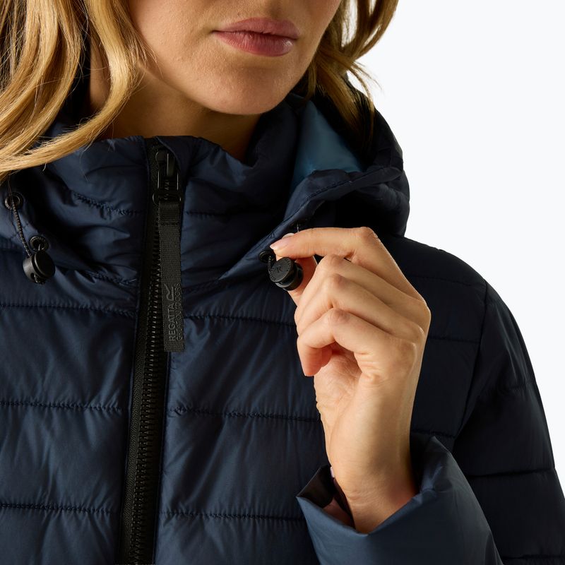 Moteriškas šiltintas paltas REGATTA Amara navy/dusky blue 7