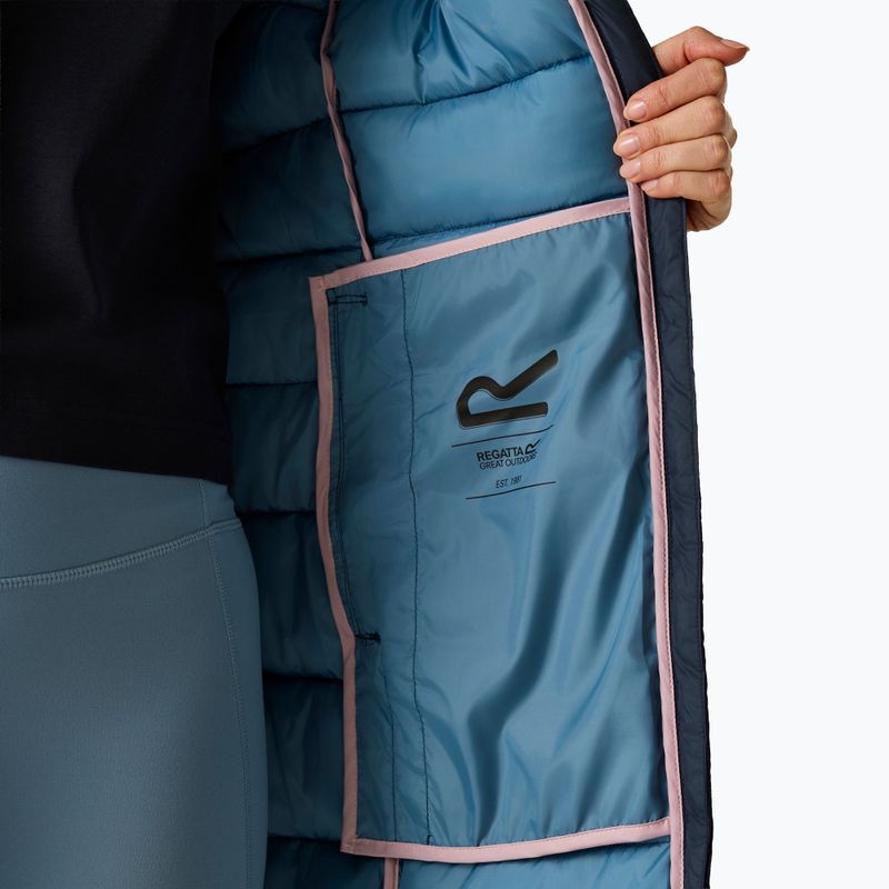 Moteriškas šiltintas paltas REGATTA Amara navy/dusky blue 8