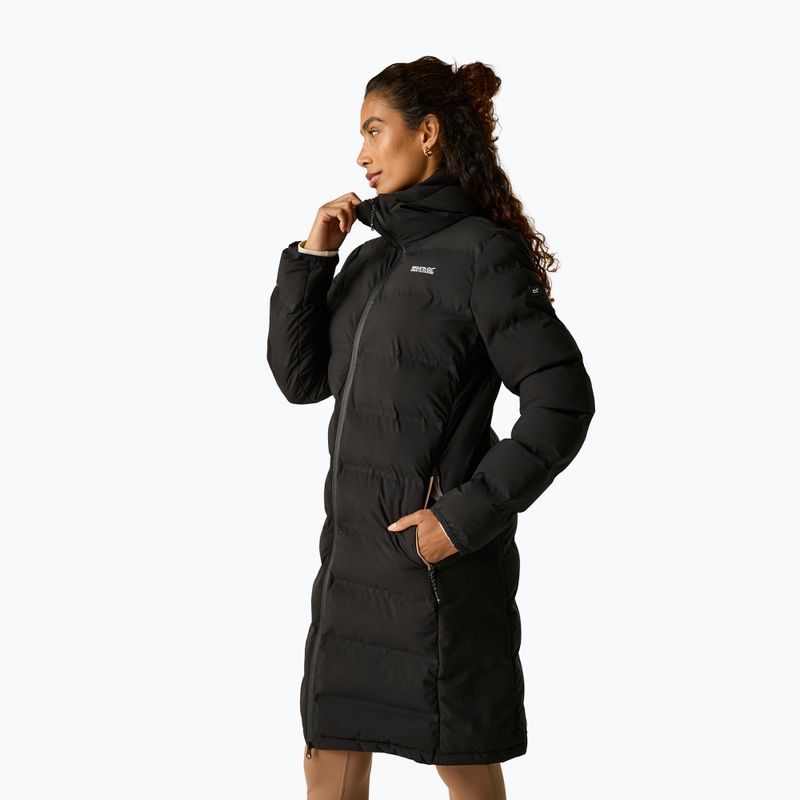Moteriškas šiltintas paltas REGATTA Altoro Thermal Long black/mocha 6