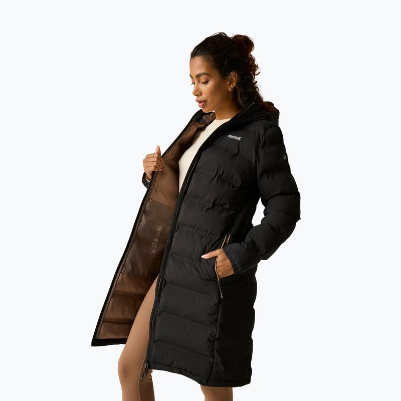 Moteriškas šiltintas paltas REGATTA Altoro Thermal Long black/mocha 7