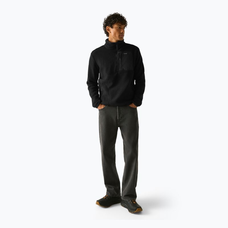 Vyriškas flisinis džemperis REGATTA Frankie Borg Half Zip black/black 2