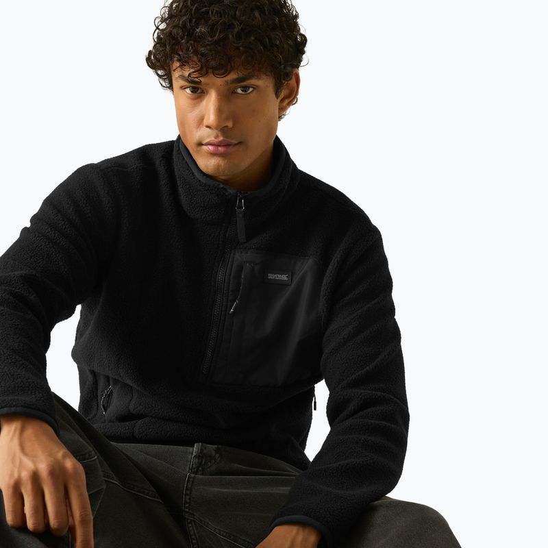 Vyriškas flisinis džemperis REGATTA Frankie Borg Half Zip black/black 6
