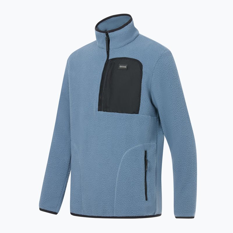 Vyriškas flisinis džemperis REGATTA Frankie Borg Half Zip grey mirage/black 9