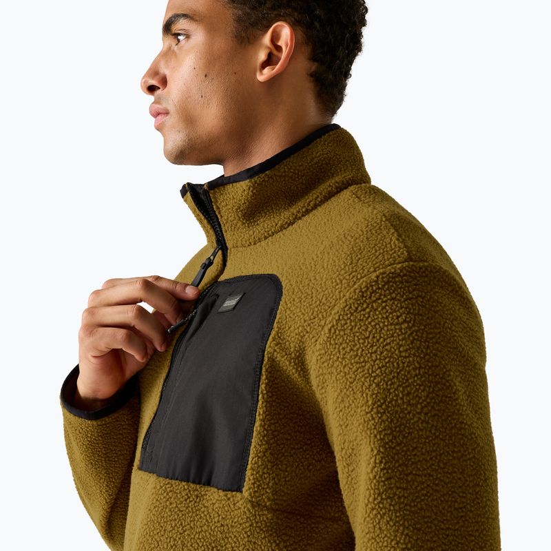 Vyriškas flisinis džemperis REGATTA Frankie Borg Half Zip rich tan/black 6