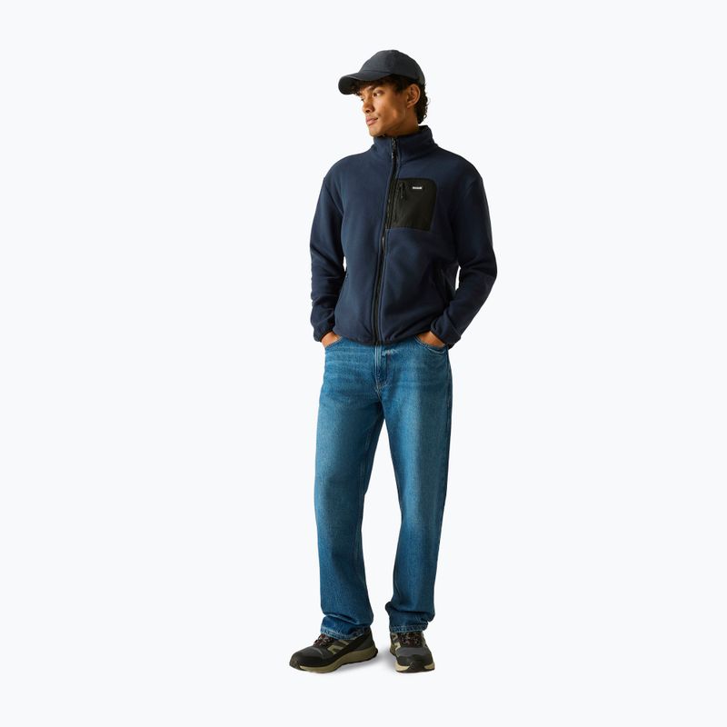 Vyriškas flisinis džemperis REGATTA Frankie Full Zip Fleece navy/black 2