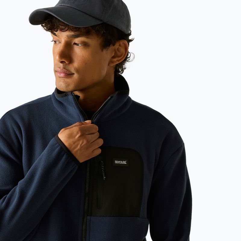 Vyriškas flisinis džemperis REGATTA Frankie Full Zip Fleece navy/black 6