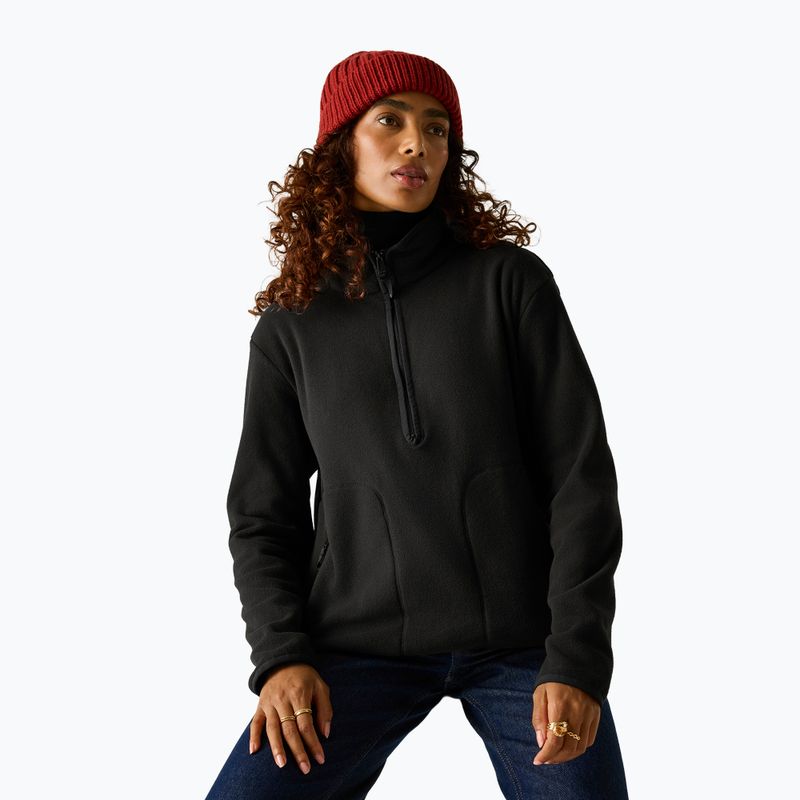 Moteriškas flisinis džemperis REGATTA Frankie Half Zip black 6