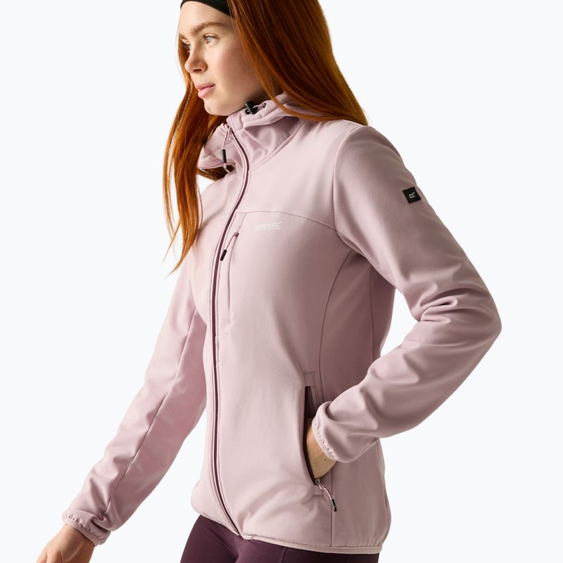 Moteriška softshell striukė REGATTA Ossek powder lilac 4