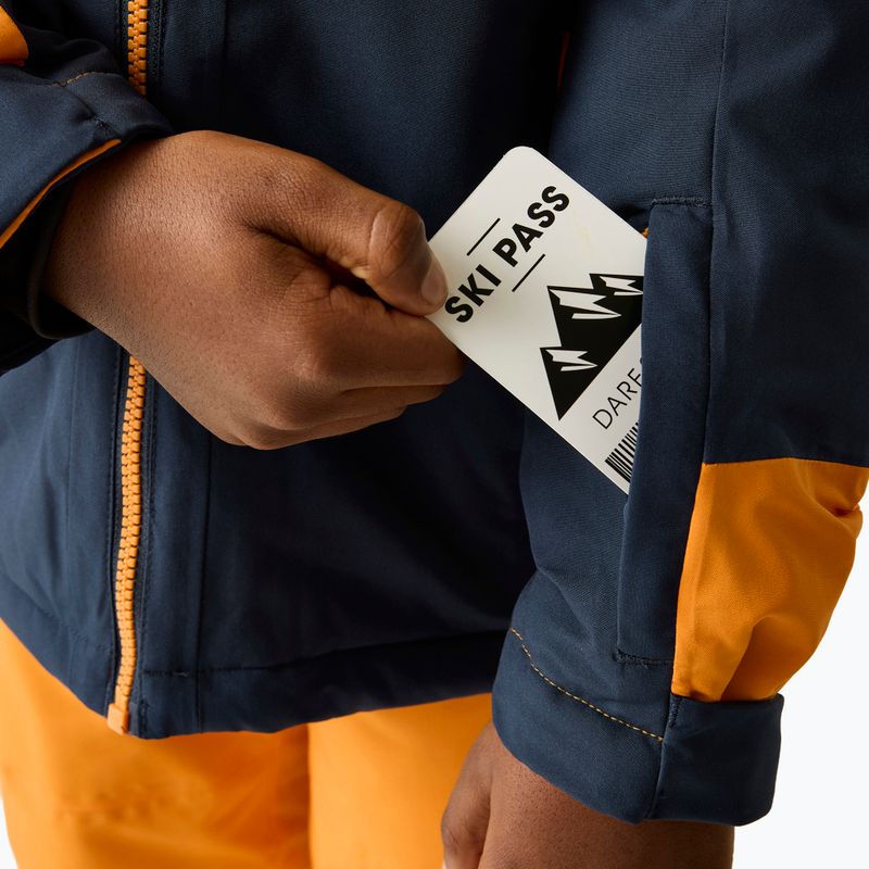 Vaikiška slidinėjimo striukė Dare2B Rip It Jacket navy/electric orange 8