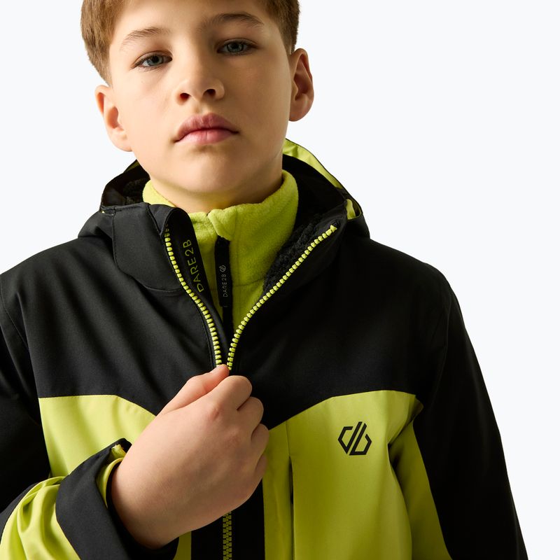 Vaikiška slidinėjimo striukė Dare2B Rip It Jacket black/wild lime 5