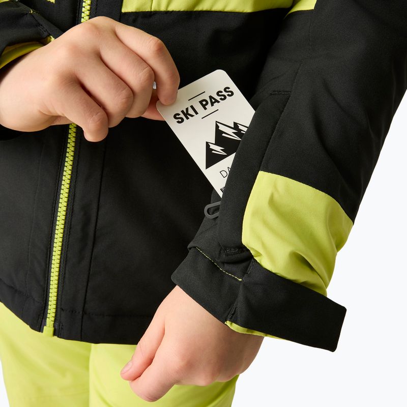 Vaikiška slidinėjimo striukė Dare2B Rip It Jacket black/wild lime 8