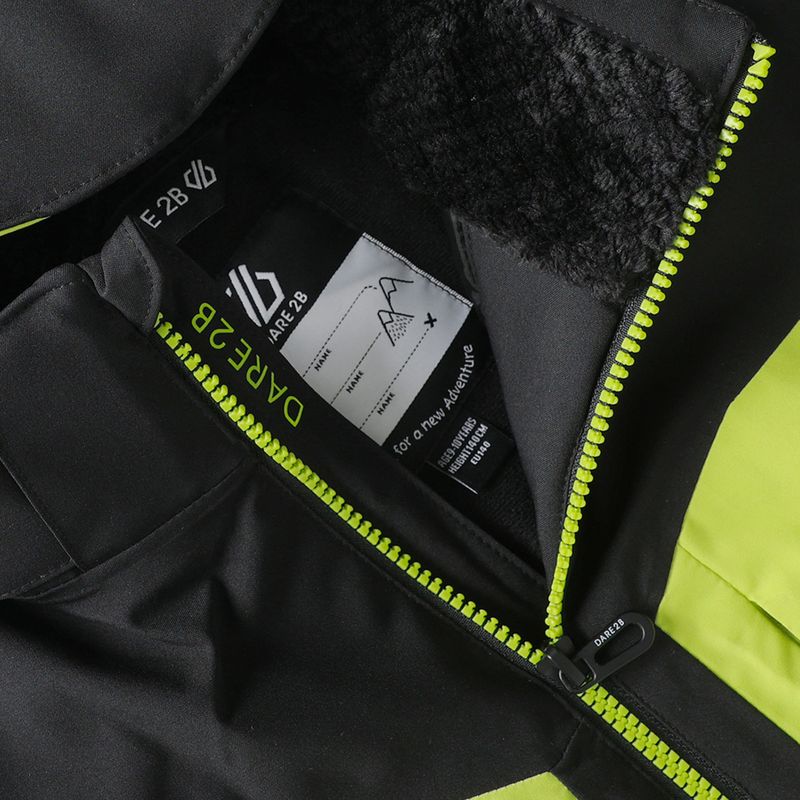 Vaikiška slidinėjimo striukė Dare2B Rip It Jacket black/wild lime 13