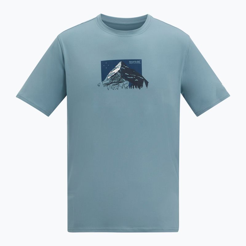 Vyriški žygių marškinėliai REGATTA Fingal Stretch dusky blue 6