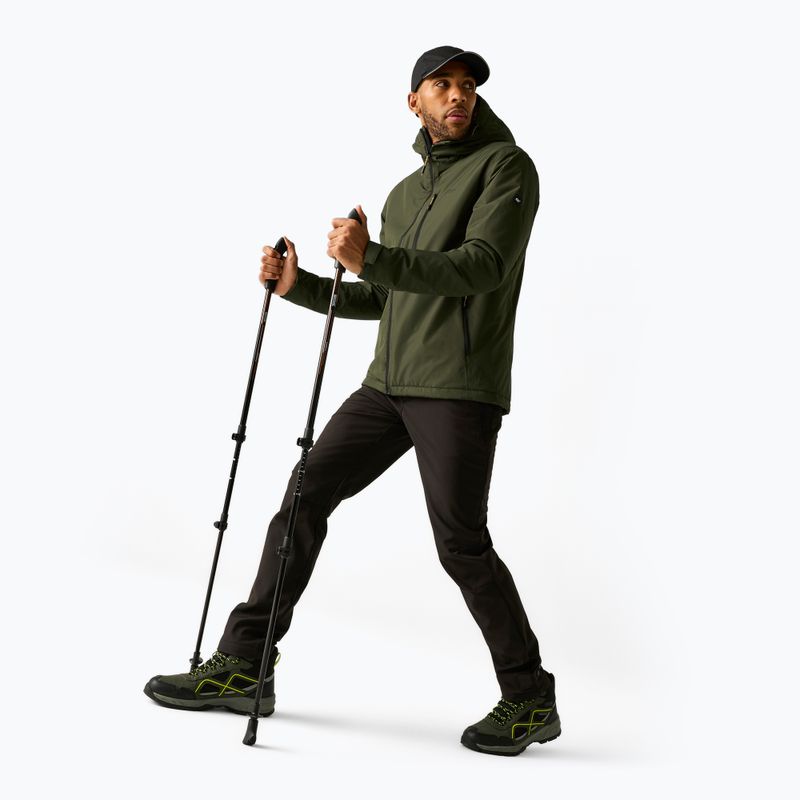 Vyriška lietaus striukė REGATTA Allston dark khaki/wood brown 2