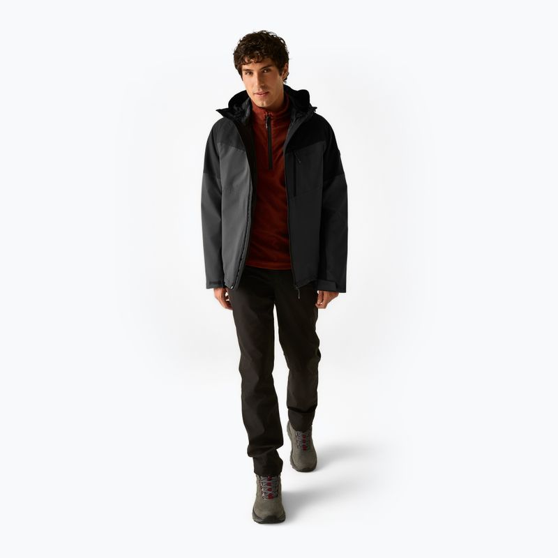 Vyriška 3 in‑1 striukė Regatta Wentwood 3in1 ash/black 2