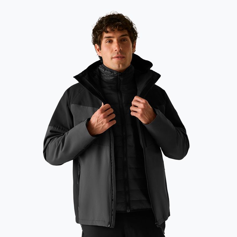 Vyriška 3 in‑1 striukė Regatta Wentwood 3in1 ash/black 5