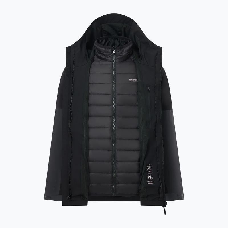 Vyriška 3 in‑1 striukė Regatta Wentwood 3in1 ash/black 13